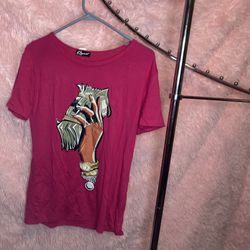 Money Hand Pink Shirt