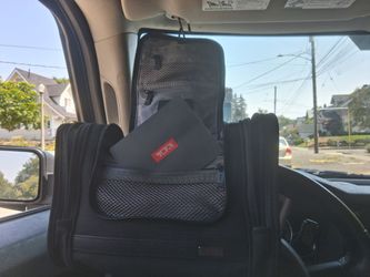 Black Tumi Alpha 3 hanging bag