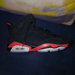 Nike Jordan's 6 retro black and red