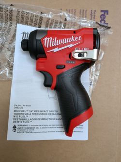 Milwaukee Fuel M12 Impact Driver 75.00