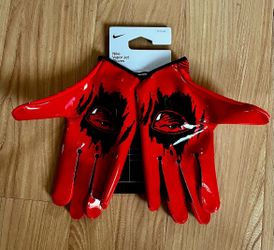 🔥🔥Nike Oregon State Beavers Team Issued Vapor Jet 8 Football Gloves size XL