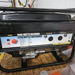 4000 MAX Watts w/ 3250 Watts Continuous - GENERATOR