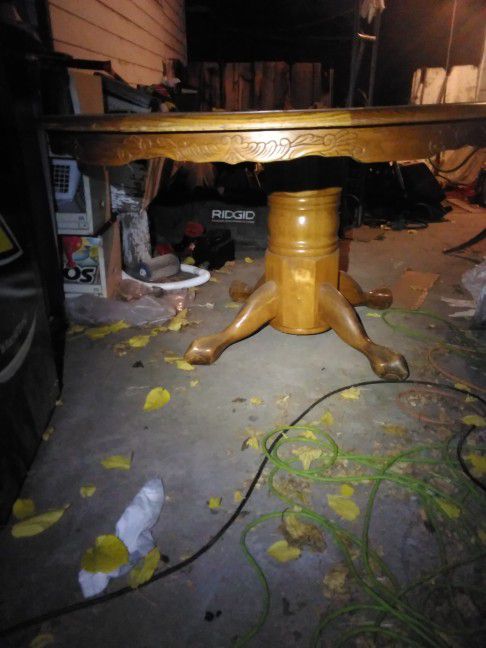 Claw Foot Kitchen Table 