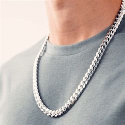 6mm Cuban Link Necklace Chain For Men Or Women