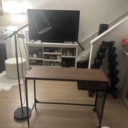 IKEA Computer Desk And Lamp Like New