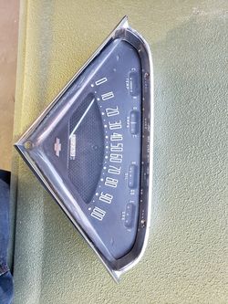 1957 Chevy pickup dash cluster