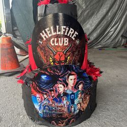 Hellfire Club Stranger Things Tower Pinata With Balls