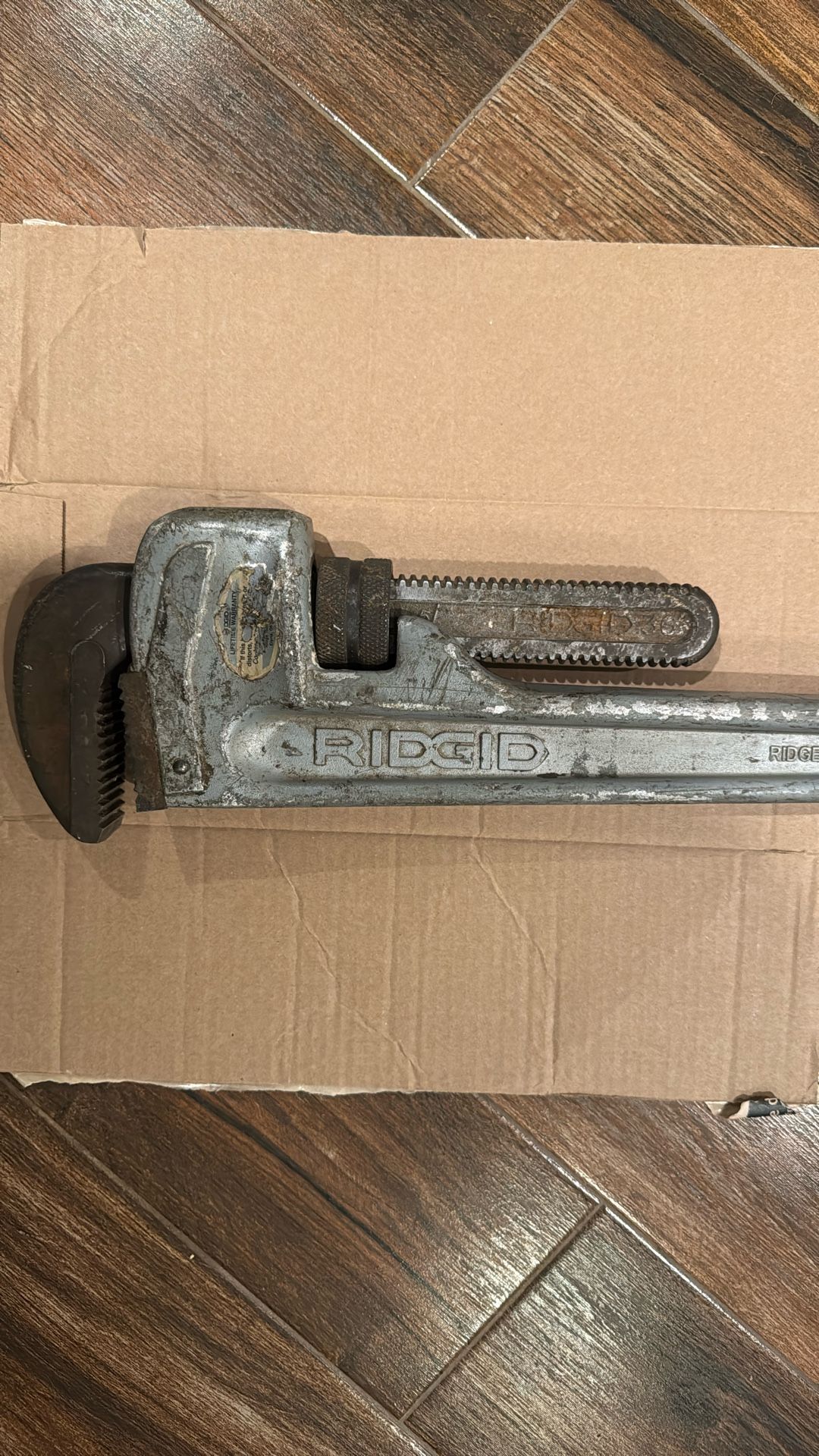 Ridgid 36” Aluminum Pipe Wrench