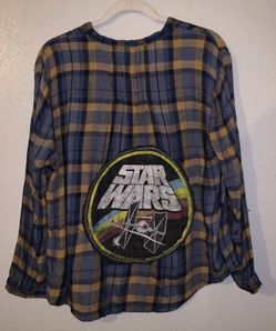 CUSTOM Lucky Brand/Star Wars Flannel Tunic