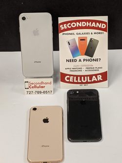 64GB iPhone 8 Unlocked with 90 Day Warranty $299