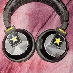 🔥 RARE Kicker x Rockstar Energy Tabor Bluetooth Headphones
