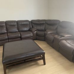 Leather Sectional Couch