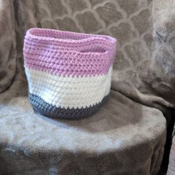 Small Crocheted Basket