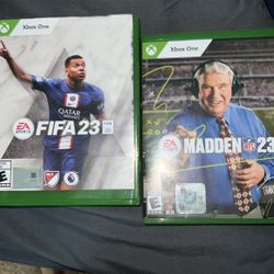FIFA 23 And madden 23 Xbox One 