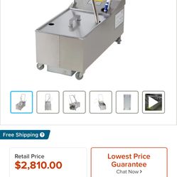 Portable Fryer Filter With Pump