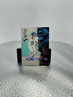 Elic Ayomanor Titans Rookie Auto Teal /225