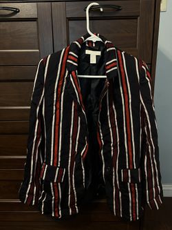 H&M Stripped Blazer Small