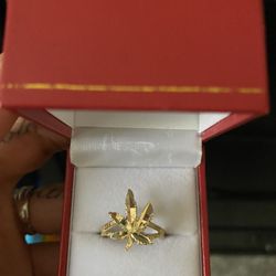 Leaf Ring 10k Gold