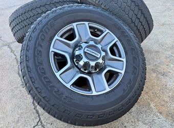 FREE DELIVERY 18" 2024 Ford F250 F350 Wheels Bridgestone Dueler A/T LT275/70R18 30-40%