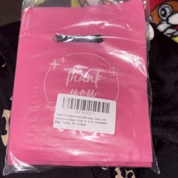 Little pink thank you baggies