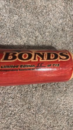 Barry bonds limited edition 55/715 bat
