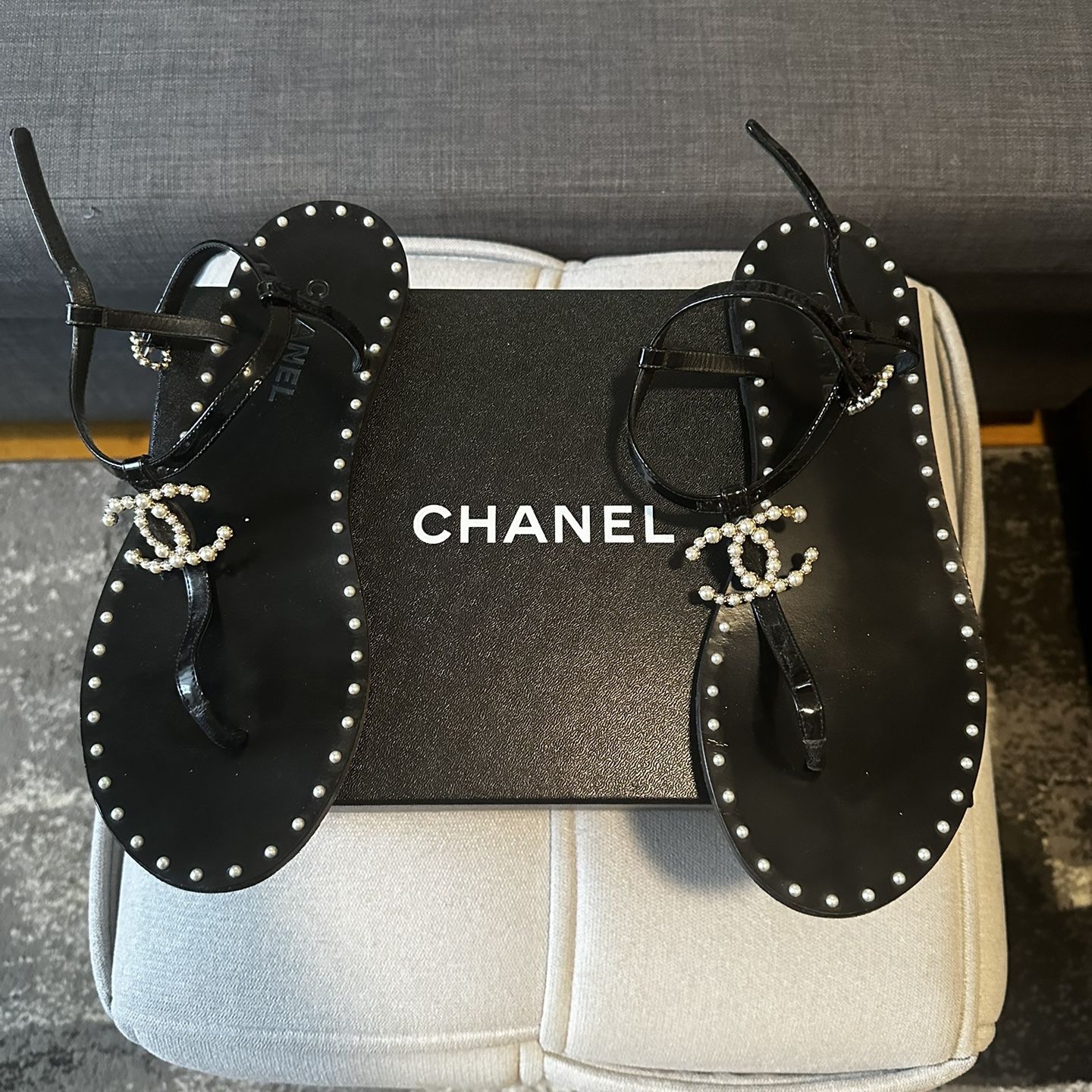 CHANEL PEARL SANDALS for Sale in New York, NY - OfferUp