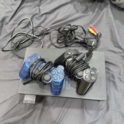 PlayStation 2 PS2 Fat Console W/ Controller Complete Bundle untested