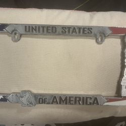 United States of America license plate