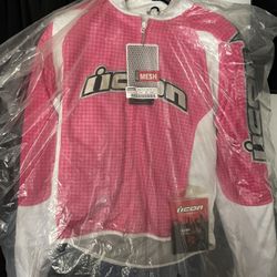 Womans Icon Motorcycle Jacket Size Large