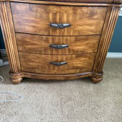 Entertainment Cabinet & Night Stand Dresser Set