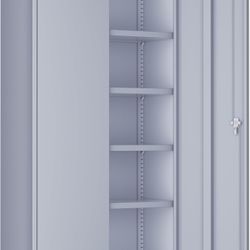 New Grey Cabinet Fully Assembled 