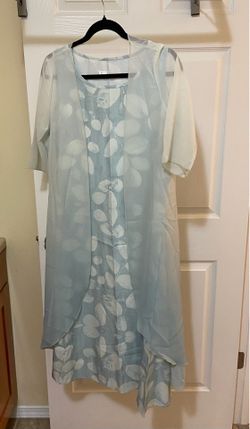 Women’s Chiffon Sheath Dress with Sheer Jacket - Brand NEW - Medium