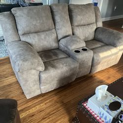 Manual Reclining Love  Seat