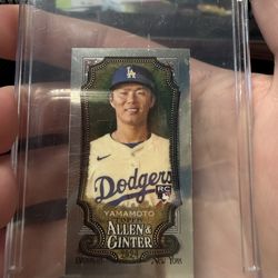 Yoshinobu Yamamoto Allen & Ginter silver mini