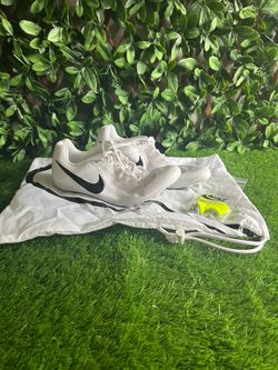 Nike Track Spikes White Black