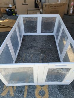 Dog clear acrylic Playpen