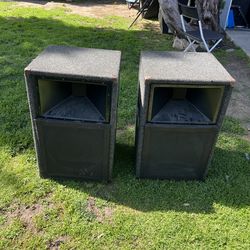 Pair of Cerwin-Vega V-29 Speaker Enclosures (Empty Cabinets)