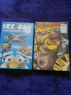 Madagascar complete collection in Ice Age continental Drift