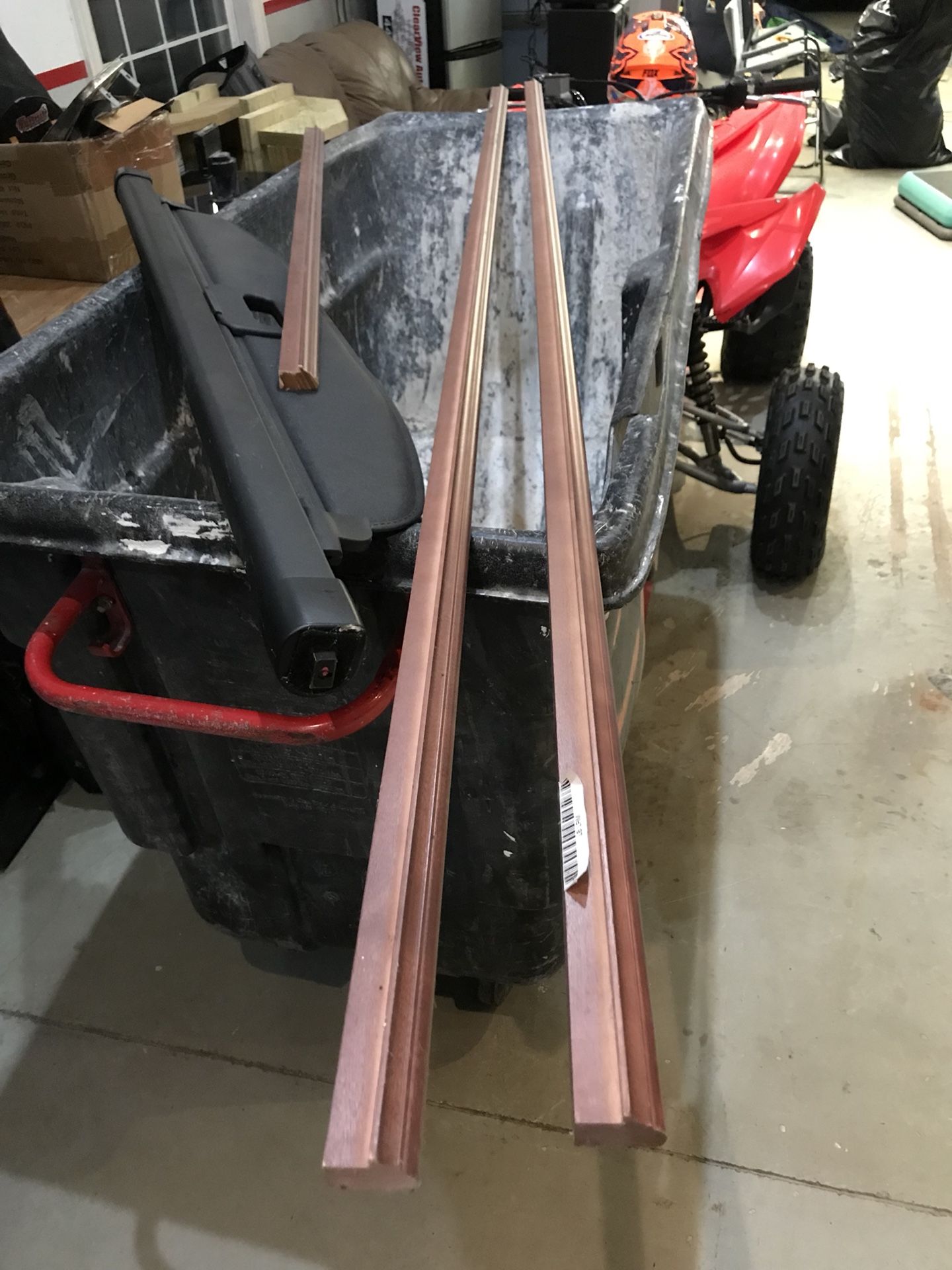 Cherry under cabinet trim 20’