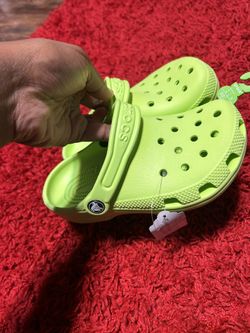 boy green crocs 