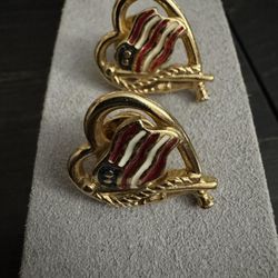 1992 AVON BIRTHSTONE HEART PIN