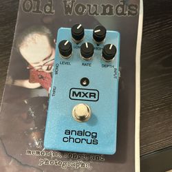 Mxr analog chorus pedal