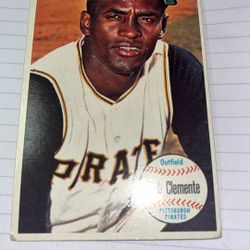 Bob Clemente Baseball Card Original