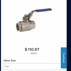 Stainless Steel Valve Ball New 1 Inch 