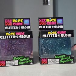 Needoh Nice Cube Glitter And Glow