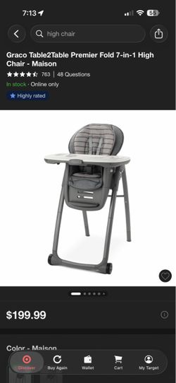 Graco high chair