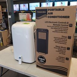 TOSHIBA PORTABLE AC 10K BTU 300 SQ FT IN STOCK - IN BOX COMPLETE ALL ACCESSORIES IN STOCK WITH WARR- TAX ALREADY INCLUDED IN PRICE OTD