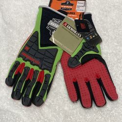 Brand New, TENACIOUS ERGODYNE WORK GEAR, PROFLEX Work Gloves,  ARMORTEX  Abrasion Resistant Fabric, Size: M