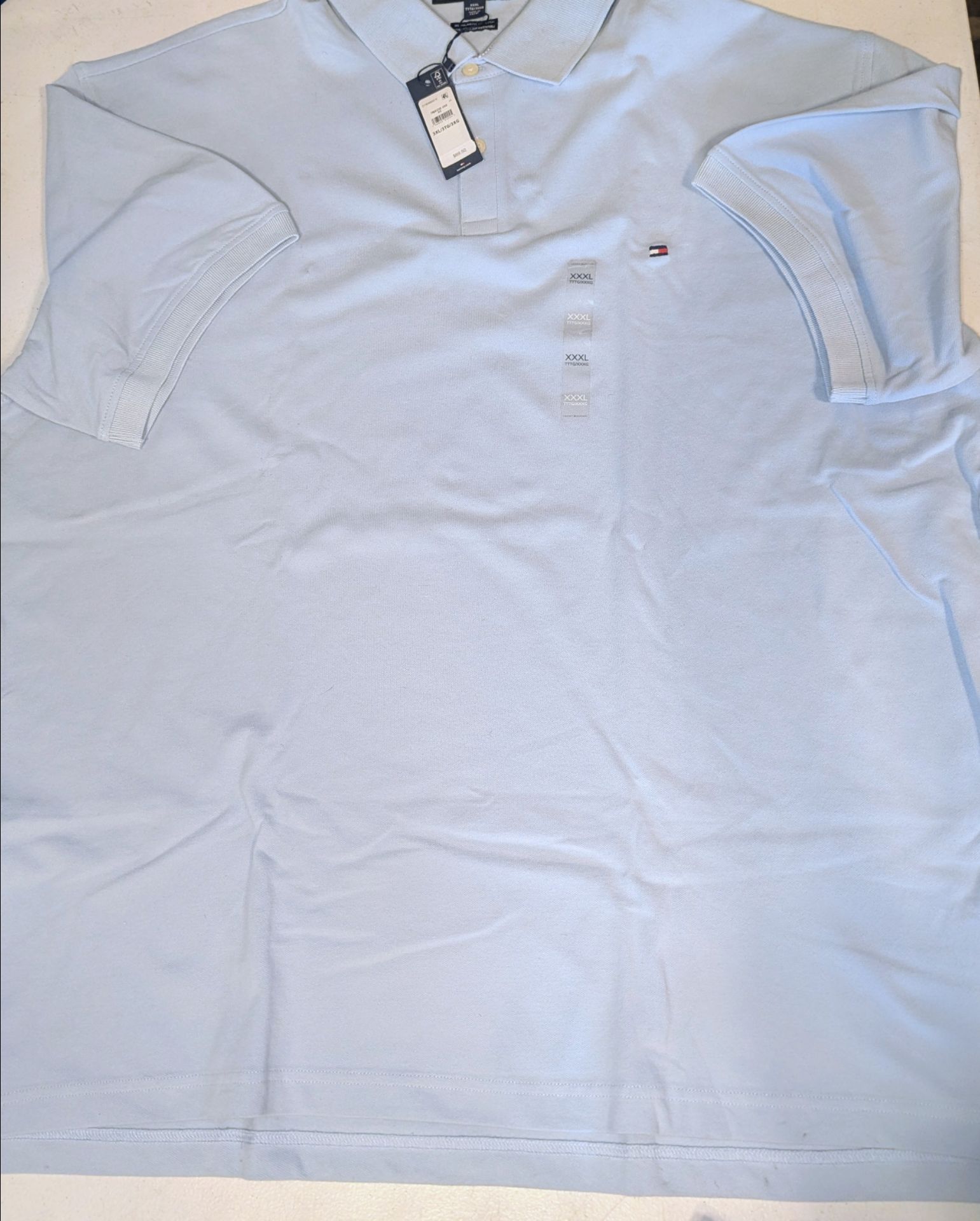 New men's Tommy XXXL Short Sleeve Collared Shirt