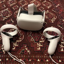Meta Quest 2 VR Headset Complete Bundle + Case, Like New
